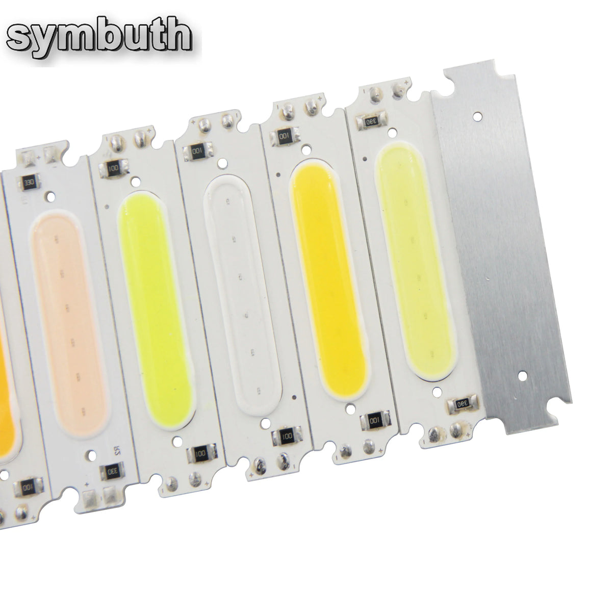 barre led 60x15mm blanc jaune orange rose moderne 2000 lumens 20000h