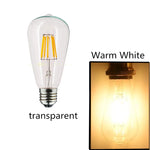 lot ampoules led vintage filament doré culot e27 edison lumière chaude