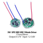 circuit intégré led 3w 5w 10w vert bleu noir 17mm 20mm 22mm 1mode 5modes