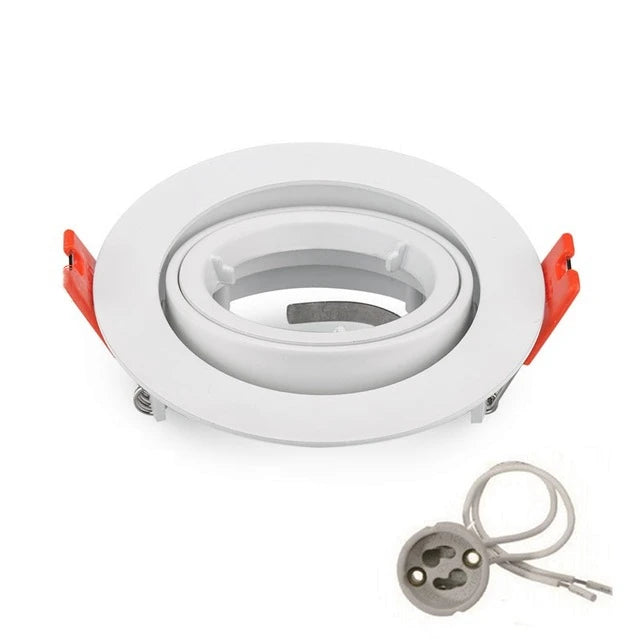 Spot LED blanc moderne clips orange compatible GU10 MR16 5W 90 260V