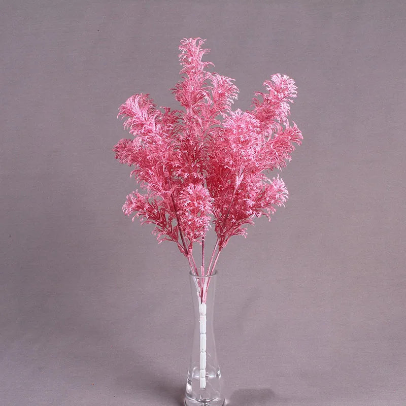 plantes artificielles feuilles fines modernes rose blanc bleu violet jauneDecoration intérieureFête prénuptialeMaisonOffice