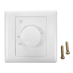interrupteur mural blanc moderne réglable 630W AC110220V LED variateur fixations vis