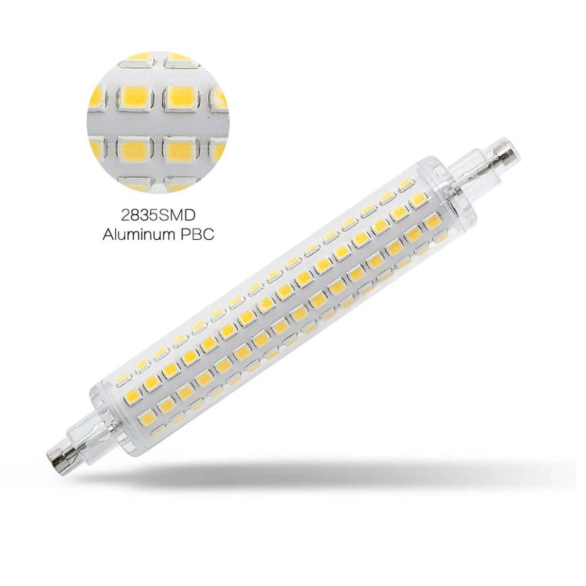 ampoule led 12w 16w r7s 78mm 118mm 64led 128led blanc matrice smd moderne