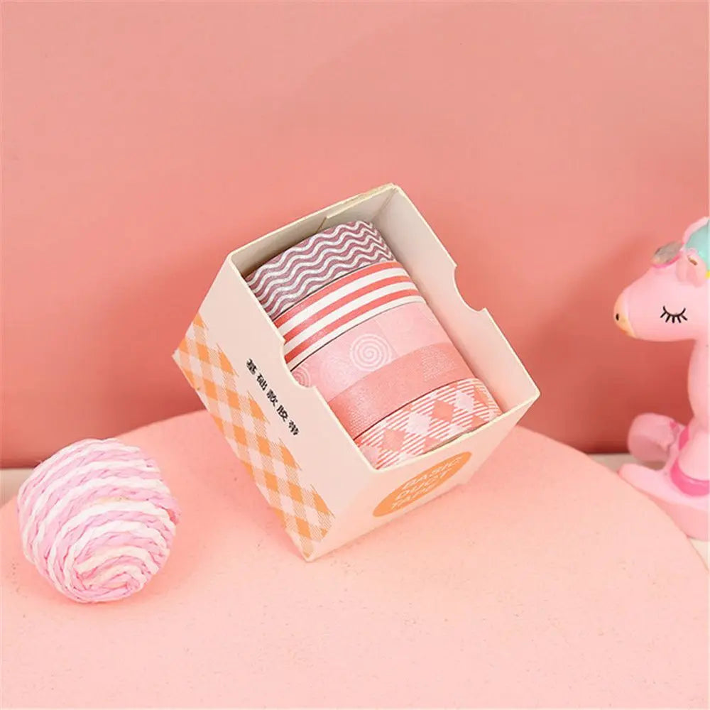 ruban adhésif décoratif washi tape masking tape 12 moderne minimaliste bleu vert rose gris