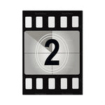 L'image présente un compte à rebours pour un événement ou une représentation, avec le numéro 2 au centre.