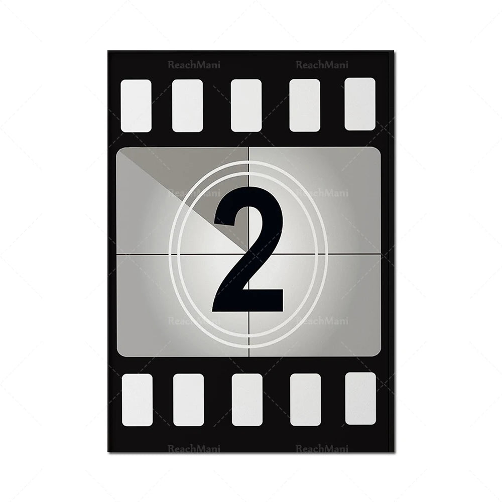 L'image présente un compte à rebours pour un événement ou une représentation, avec le numéro 2 au centre.