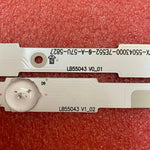bande lumineuse led blanc gris noir moderne connecteurs imprimé numéros série