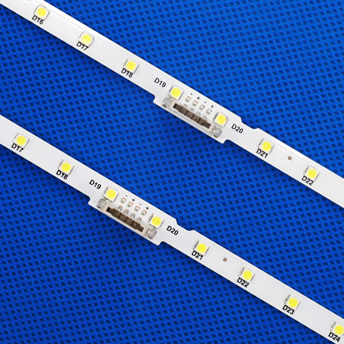 ruban led blanc 38 leds 530mm alu moderne éclairage industriel led strip 6v blanc