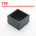 pieds chaise silicone antidérapants protection sol moderne noirs rond carré