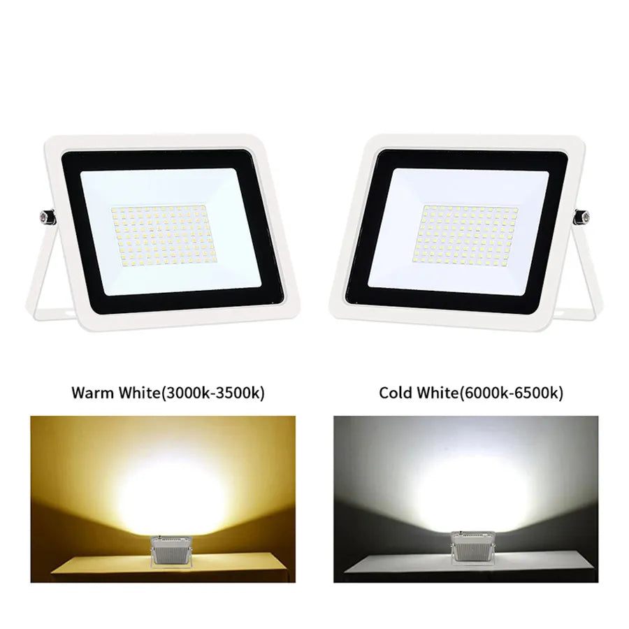 projecteur led extérieur blanc moderne étanche mur jardin éclairage jardin jardin lumière forte
