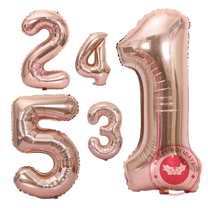 Ballon en feuille d'aluminium gonflé à 90 cm pour événement festif