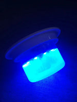 lampe led rechargeable telecommandee 16 couleurs blanc bleu moderne salon noel