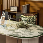 coussins décoratifs serviettes tables motifs géométriques végétaux classiques vert blanc casa