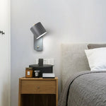 lampe murale moderne led réglable gris vert chambre salon entrée étude chambre coucher