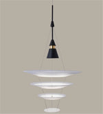 suspension lumineuse blanc moderne acrylique nordique opaque salon chambre