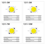 ampoule led 3w 5w 7w 10w blanc jaune moderne downlight projecteur commercial
