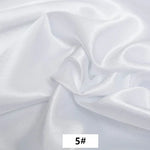 tissu satiné polyester blanc noir vert bleu moderne décoration couture rideaux robes
