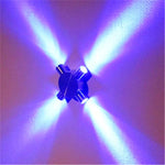 applique murale led moderne argentée projecteurs minimaliste mur fixé interrupteur bouton