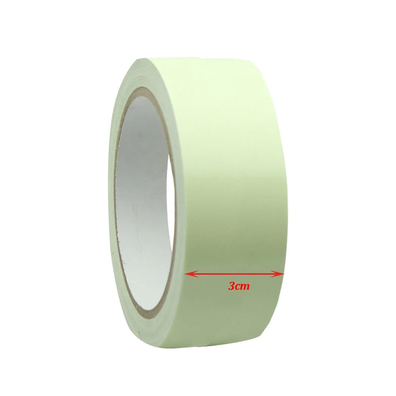 ruban lumineux vert fluo adhésif 3m 5m décoration moderne sécurité événement festive