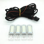 ampoules led transparentes argentées 2800 lumens 12v 3w grille led moderne adhésif set cable