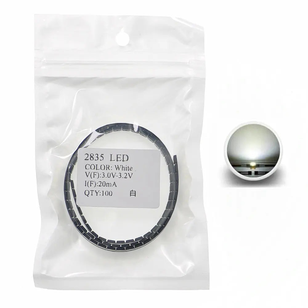 diodes led blanc rouge bleu vert standard opacité 3v cathode anode 100 pièces bricolage