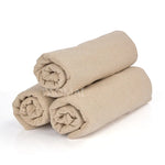tapis lin beige clair rustique toile naturelle maison craft artisanat decoration