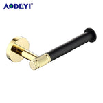 accessoires salle bains or noir moderne élégants porte serviettes savon gobelet papier wc élégance
