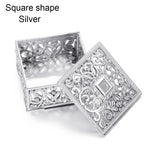 boîtes bijoux or argent élégantes ajourées classiques bonbons favor mariage trinkets organizer