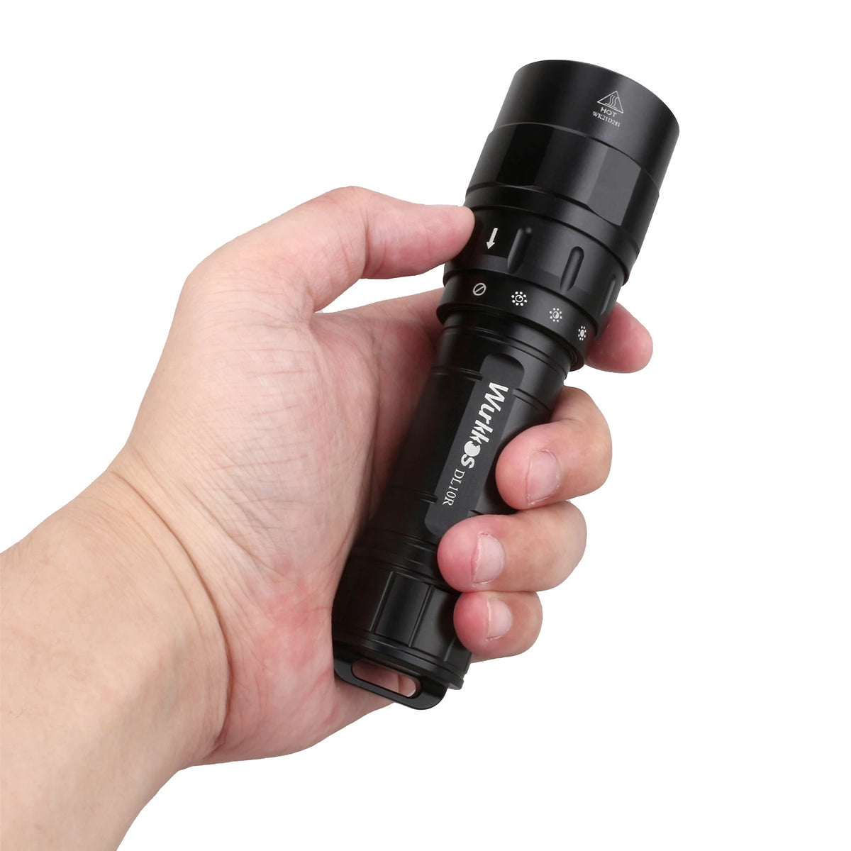 torche plongée led 4500lm rechargeable usb interrupteur rotatif 21700 batterie accessoires