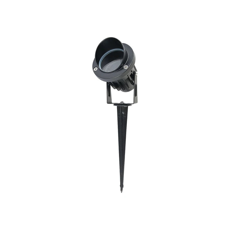 projecteur led moderne étanche noir vis fixation ip65 lumière extérieure jardin industrielle