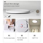 plafonnier led blanc moderne opacité adhésif 6w 9w 13w 18w 24w 85265v salle bain