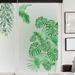 Stickers muraux feuilles tropicales moderne adhésifs chambre salon 80cm 75cm PVC verts différents