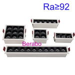 Spot LED moderne 18W 8W 10W 20W blanc opaques rondes noires 6000K 4000K 3000K
