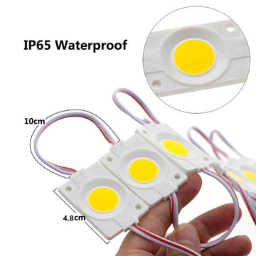 modules led cob 12v blanc jaune rouge vert bleu adhésif circulaire moderne éclairage publicitaire