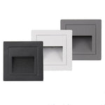 applique murale led noir blanc gris moderne minimaliste encastrable ip65 étanche 85265v