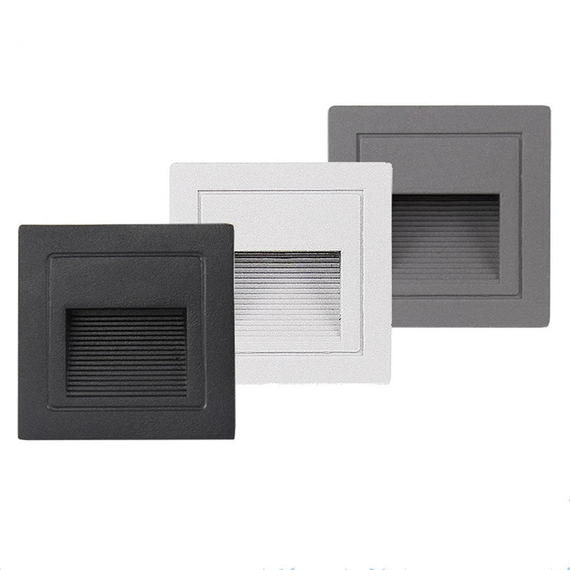 applique murale led noir blanc gris moderne minimaliste encastrable ip65 étanche 85265v