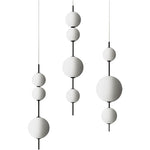 lumière suspendue led moderne minimaliste blanc noir chambre salon étudehôtel