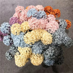 bouquet artificiel hortensia multicolore moderne decoration maison exterieur 60cm têtes