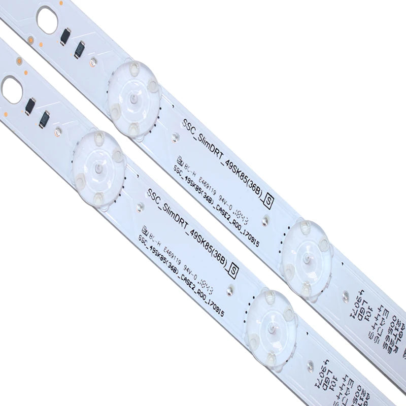 bande éclairage arrière led blanc 480mm 8leds clips modernes téléviseur accessoire technologique