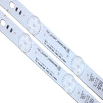 bande éclairage arrière led blanc 480mm 8leds clips modernes téléviseur accessoire technologique
