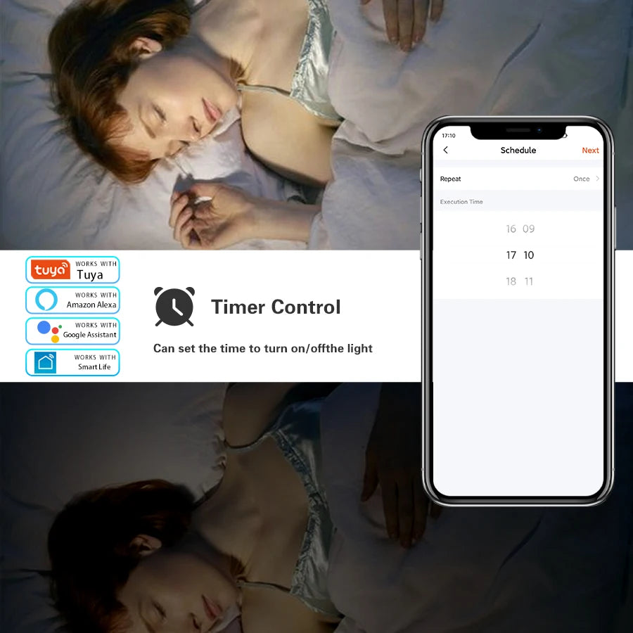 ampoule led gu10 wifi blanc moderne contrôle app alexa google
