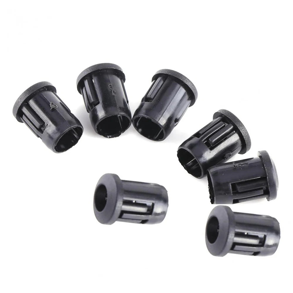 supports diode clip plastique noir 24v lvd 100 500 pièces 10mm 8mm 5mm 3mm