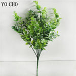 plantes artificielles feuilles eucalyptus vert branches murales décoration mariage anniversaireextérieur moderne