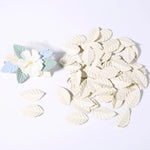 feuilles décoratives relief rose vert bleu beige noir automne mariage décoration intérieure vintage DIY