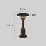 lampe solaire led étanche extérieure moderne noir ip55 flux lumineux 2492000 aluminium matériau