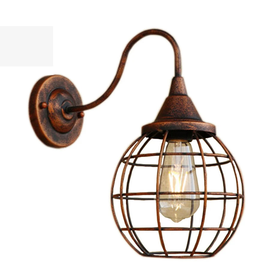 lampe murale industrielle métal vieilli bronze éclairage quotidien chambre salon cuisine étudié entree sdb