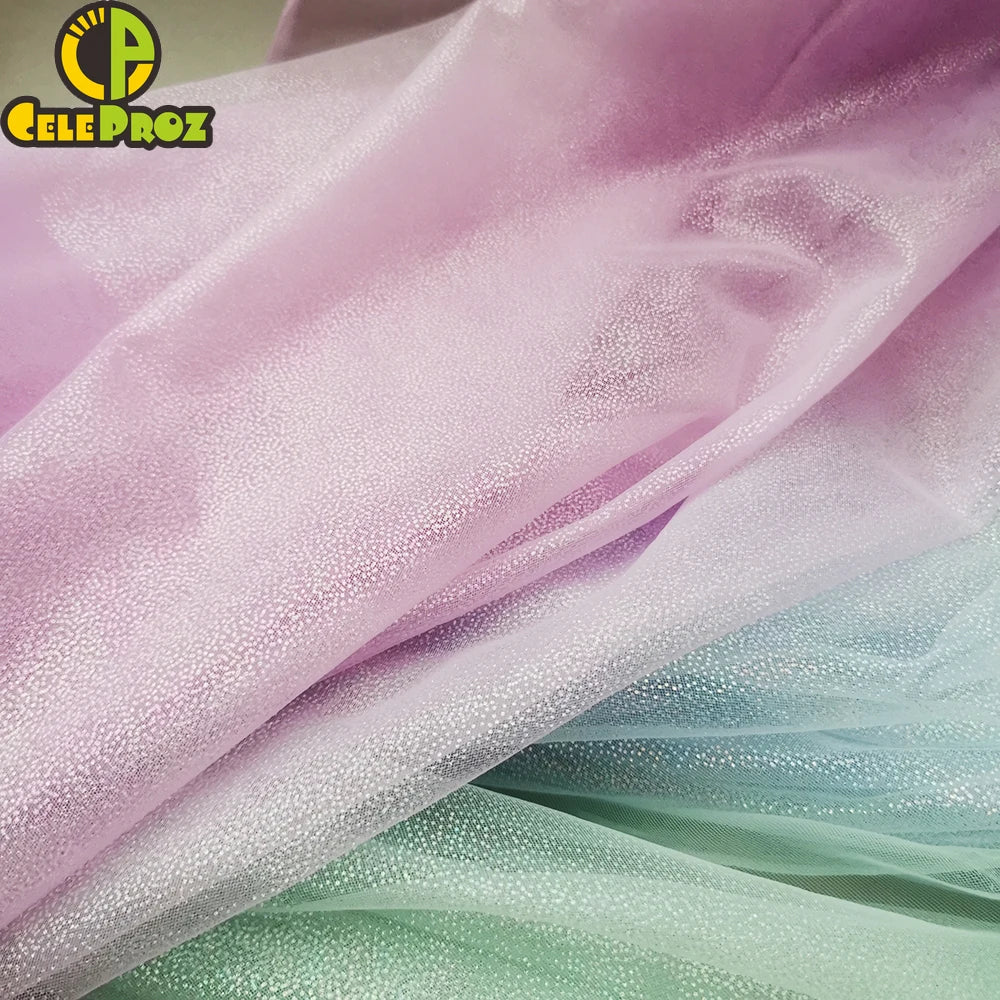 tissu polyester tulle pailleté rose clair blanc gris vert moderne décoration bricolage accessoire couture