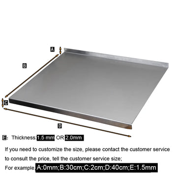 planche découper acier inoxydable moderne grande taille lisse argentée cuisine couteau pâtisserie