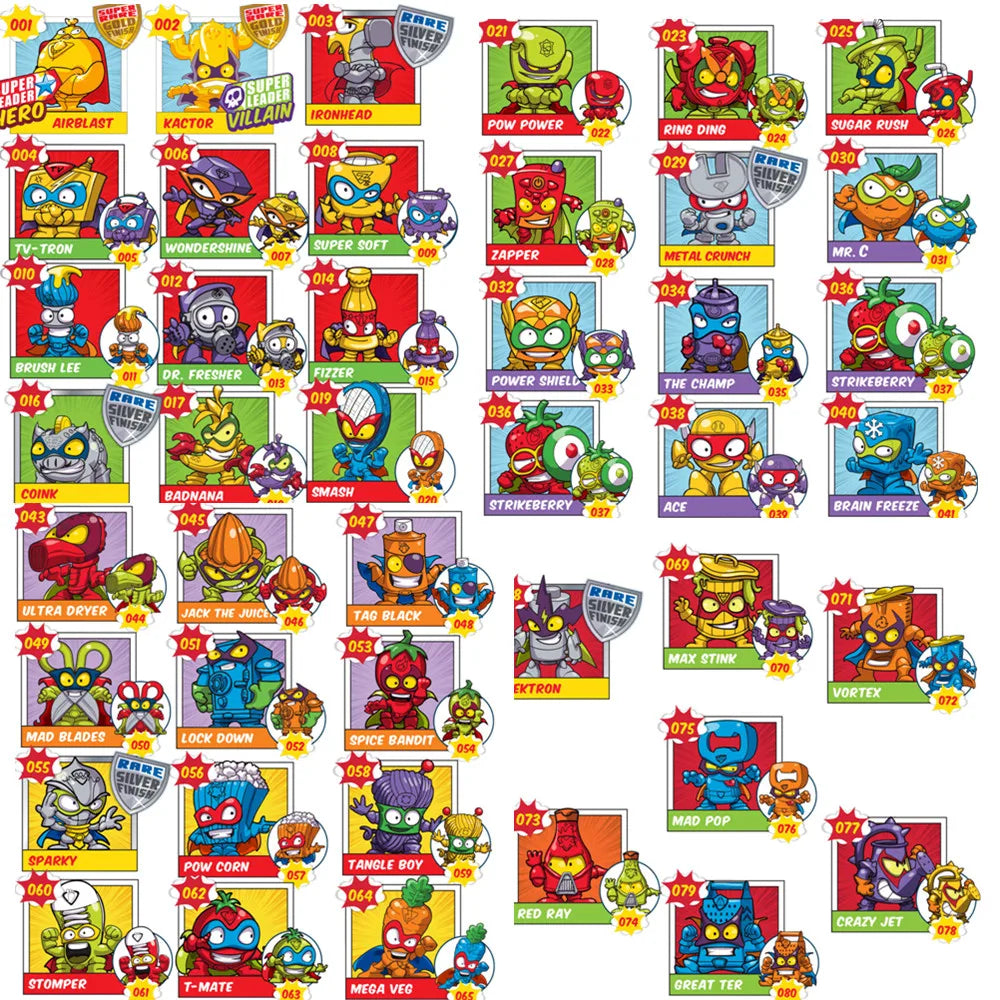 autocollants cartes collection multicolores personnages cartoon noms numéros jeu enfants adolescents