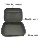 sac main noir texture mat pratique anti odeur zip poignée rangement outils